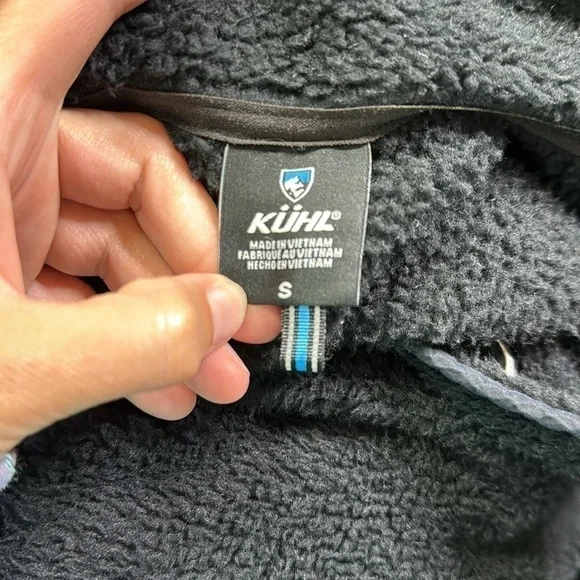 Kuhl Klifton Black Fleece Snap Button Jacket Size Small - Picture 7 of 9